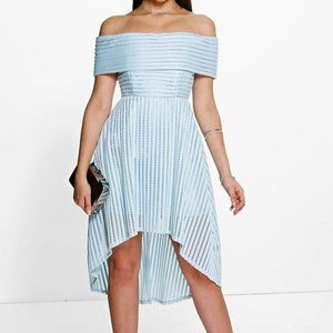 Off the Shoulder Midi Dress
